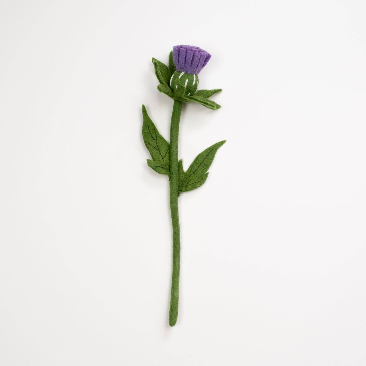 Felt Lavender Thistle Stem