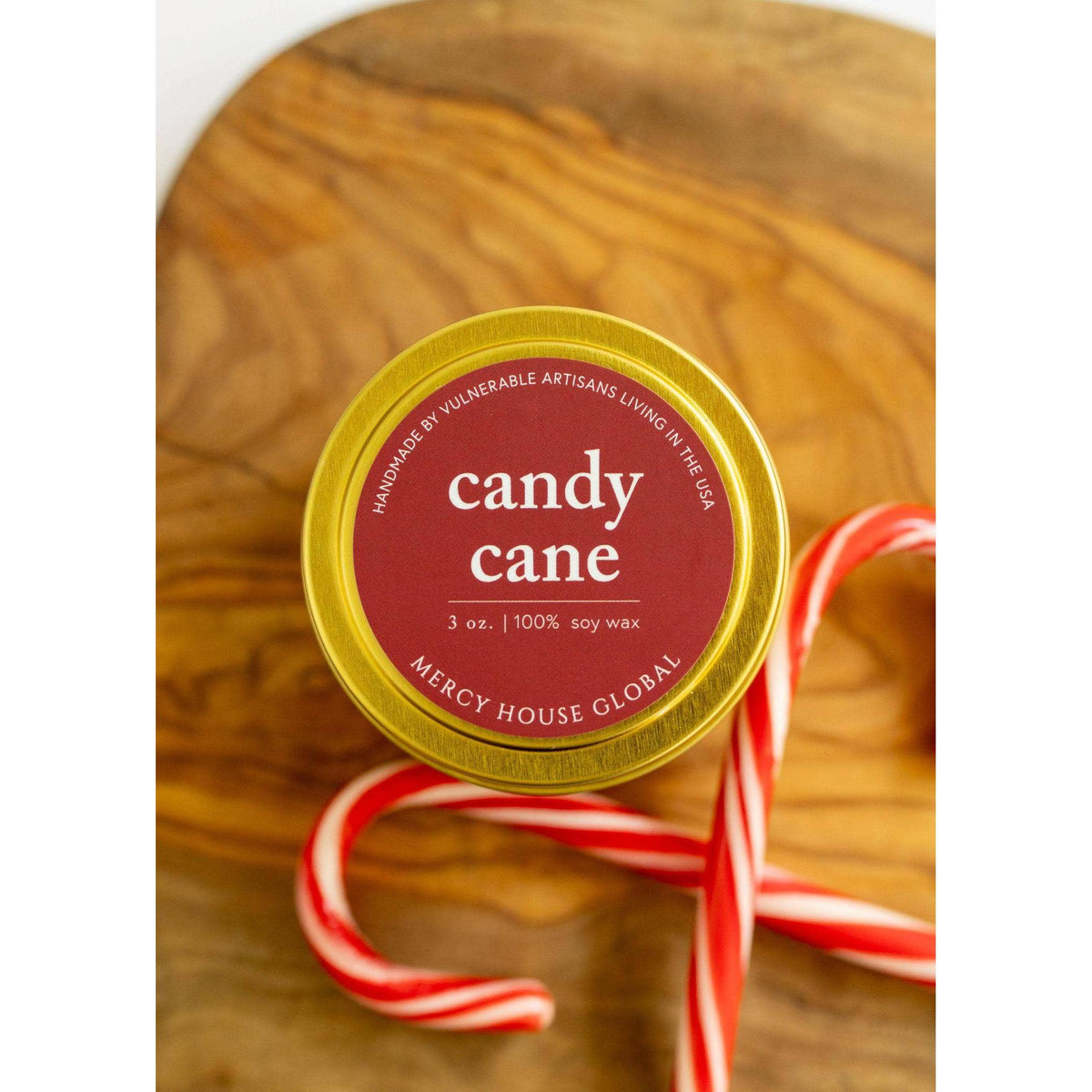 Assorted Holiday Scents-  3 oz. Tin Candle