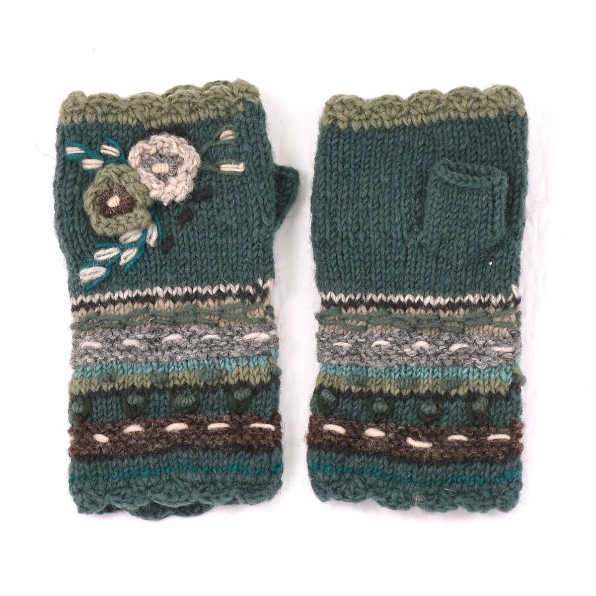 Lassen Knit Wool Handwarmers- Assorted Colors