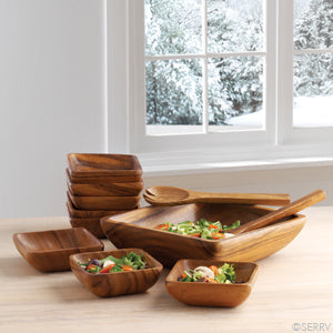 Acacia Salad Bowl- Sold Individually