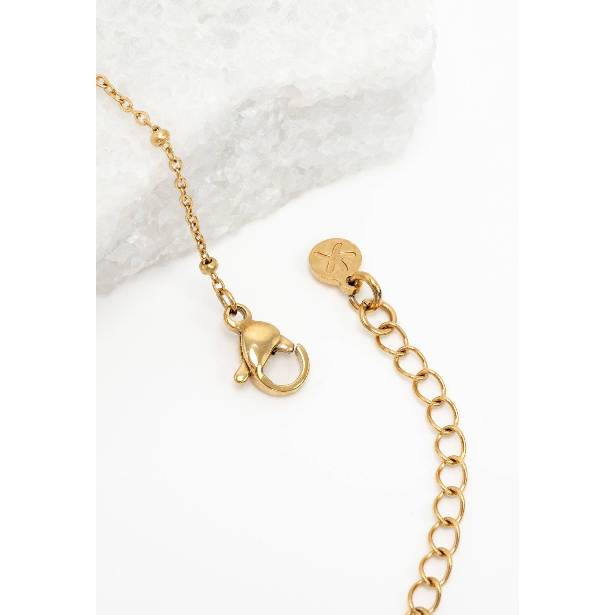 Act Justly Necklace in Gold
