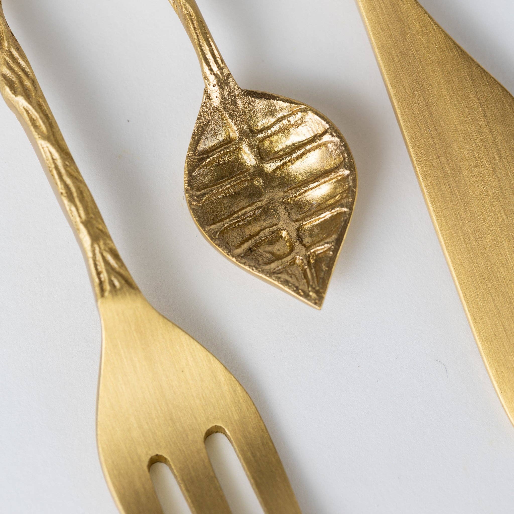 Adavi Brass Mini Serving Utensils