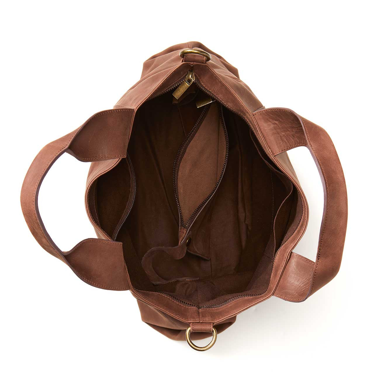 Adhya Leather Tote- Assorted Sizes- Sold Individually