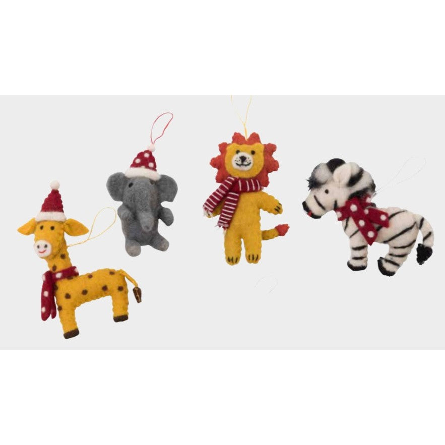 African Animal Ornament - Assorted Animals- Sold Individually