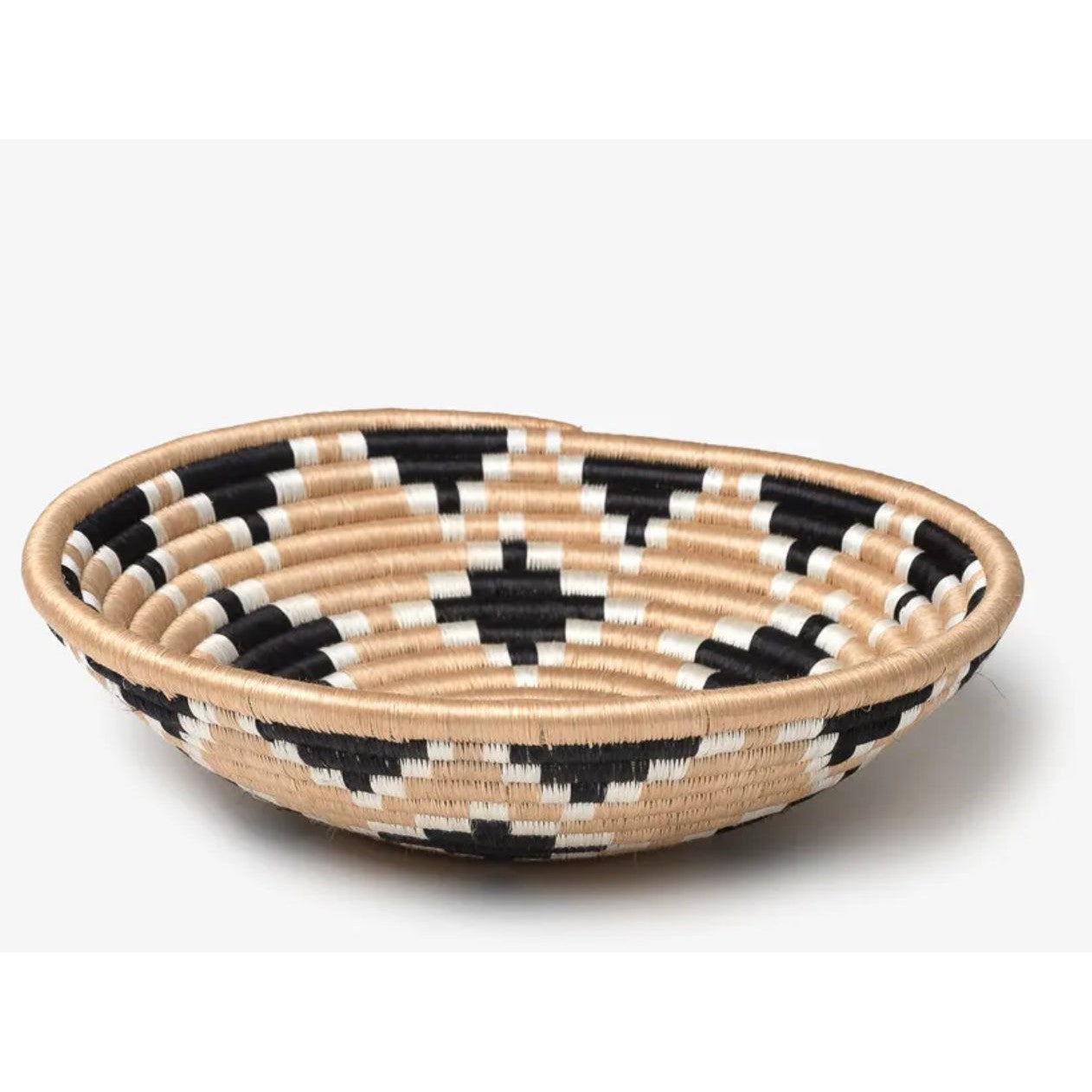 Akaneri Woven Bowl- Black Diamonds- Assorted Sizes