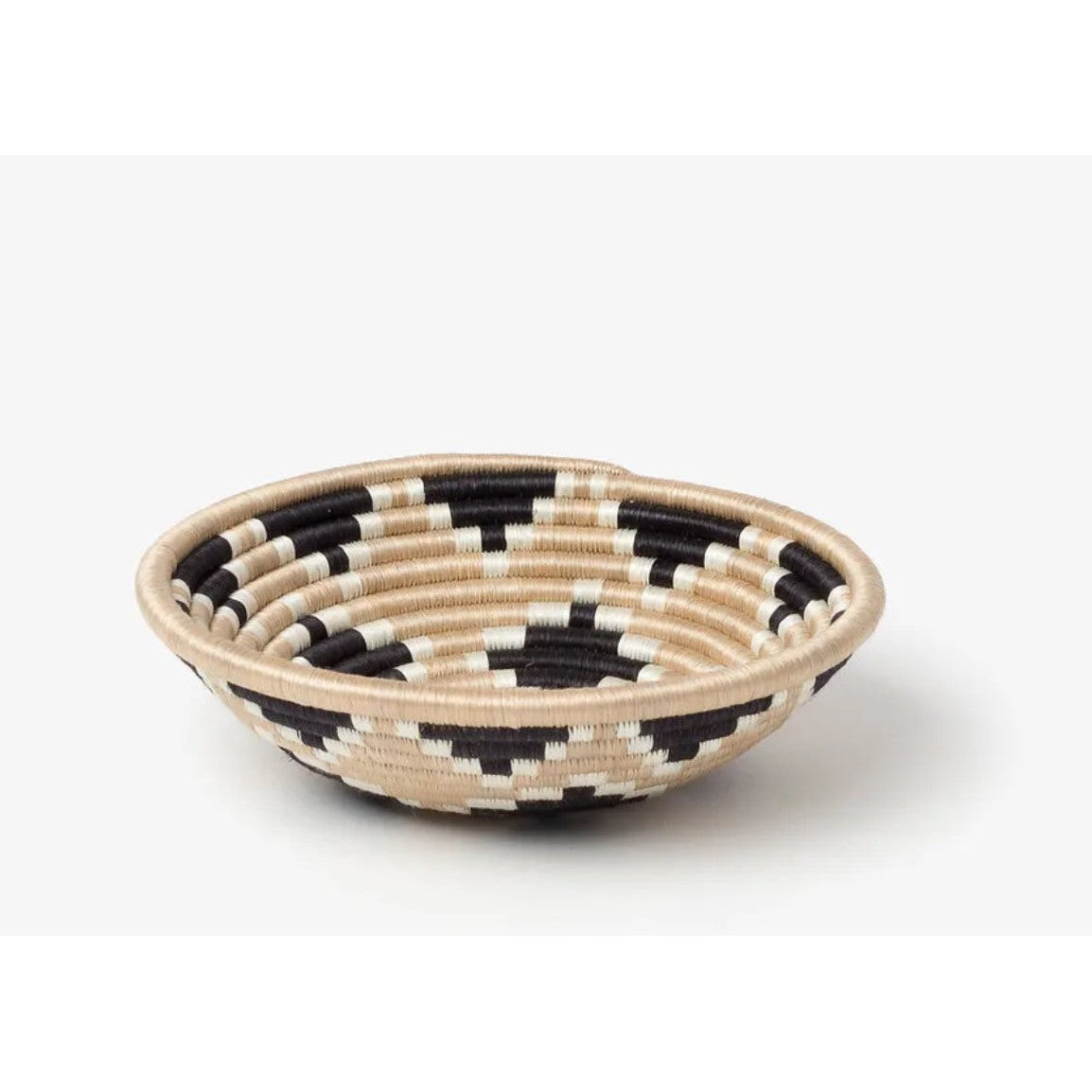 Akaneri Woven Bowl- Black Diamonds- Assorted Sizes