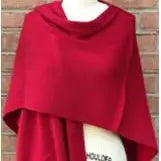 Alpaca Blend Knit Ruana Wrap- Assorted Colors