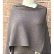 Alpaca Blend Knit Ruana Wrap- Assorted Colors
