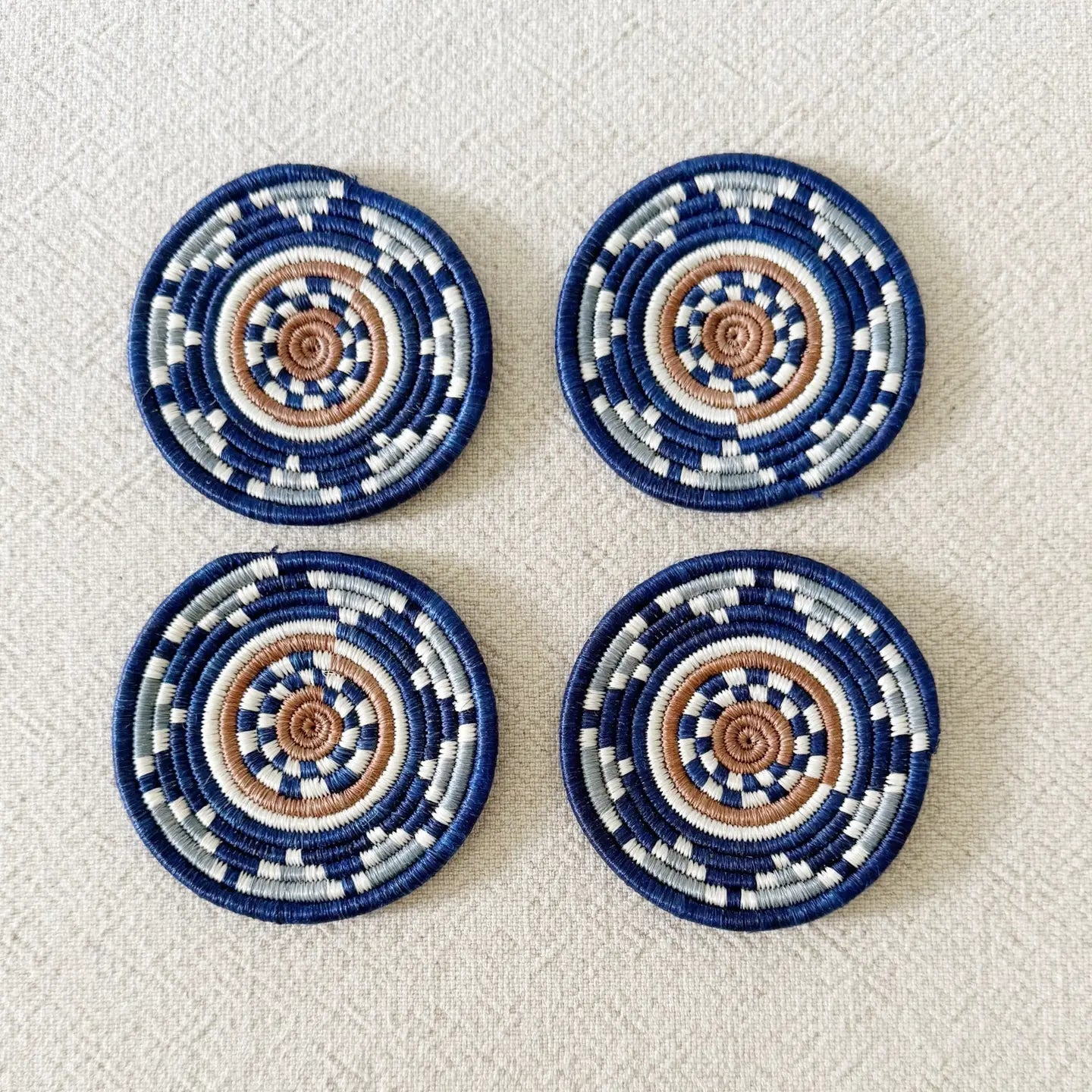 Amsha Woven Coasters Set- Assorted Styles