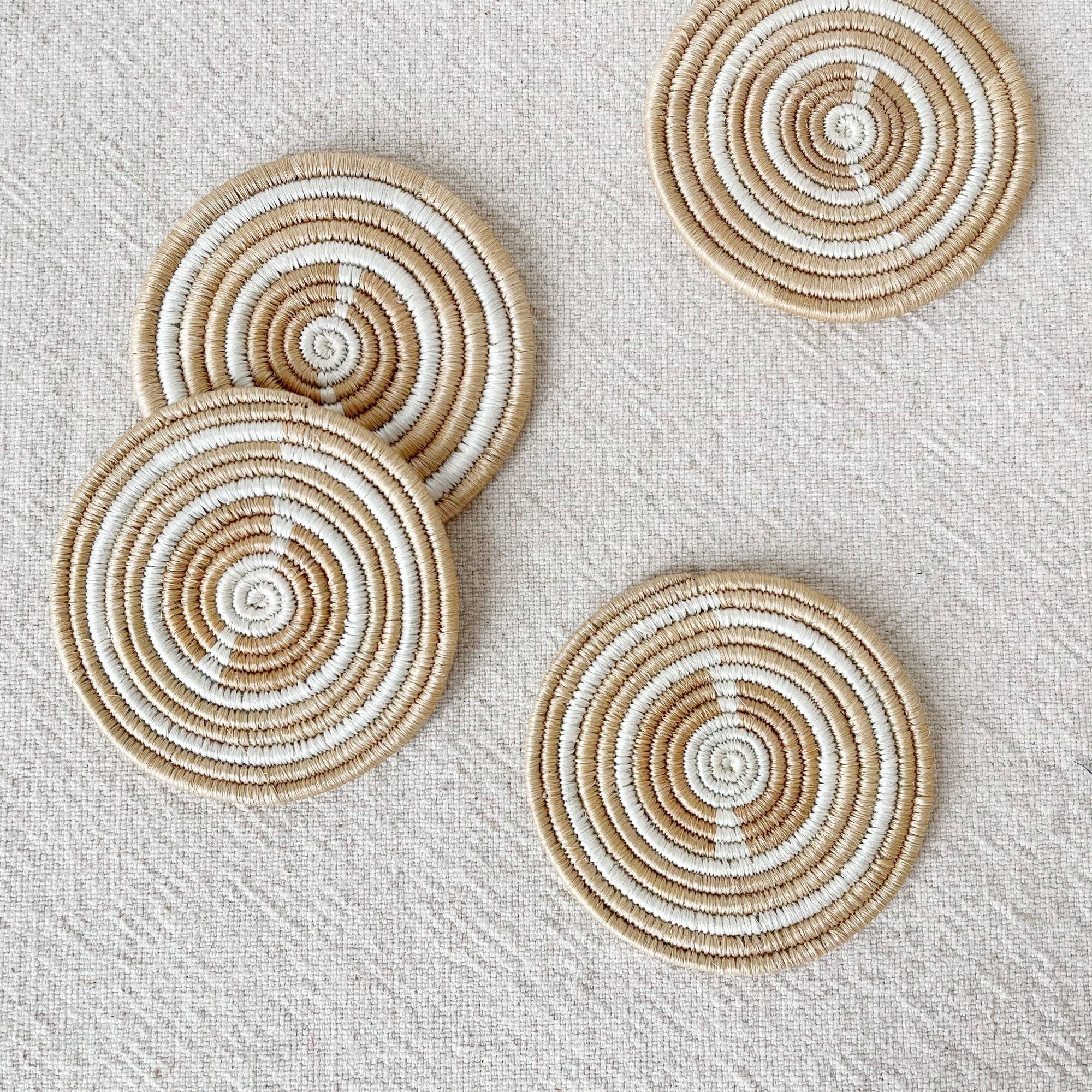 Amsha Woven Coasters Set- Assorted Styles