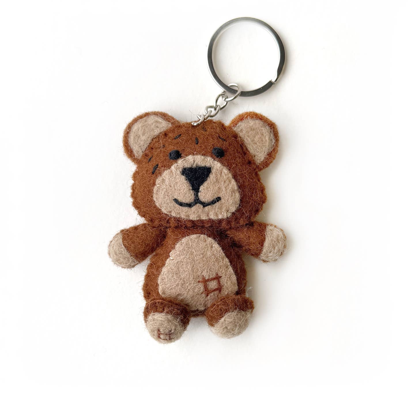 Animal Felt Wool Keychain- Assorted Styles