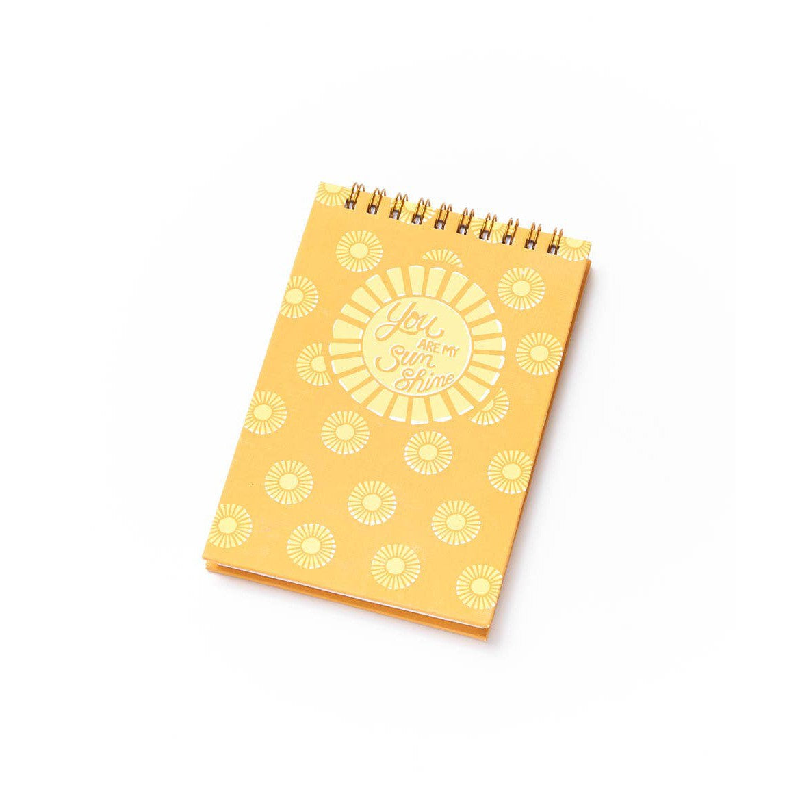 Anju Sunshine 4x6 Spiral Notebook Recycled Paper