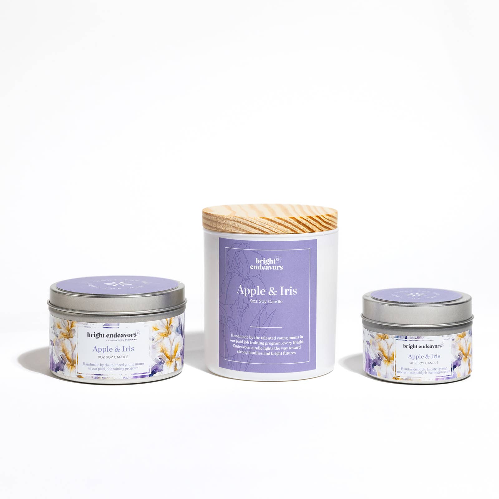 Apple & Iris Candle- Assorted Sizes