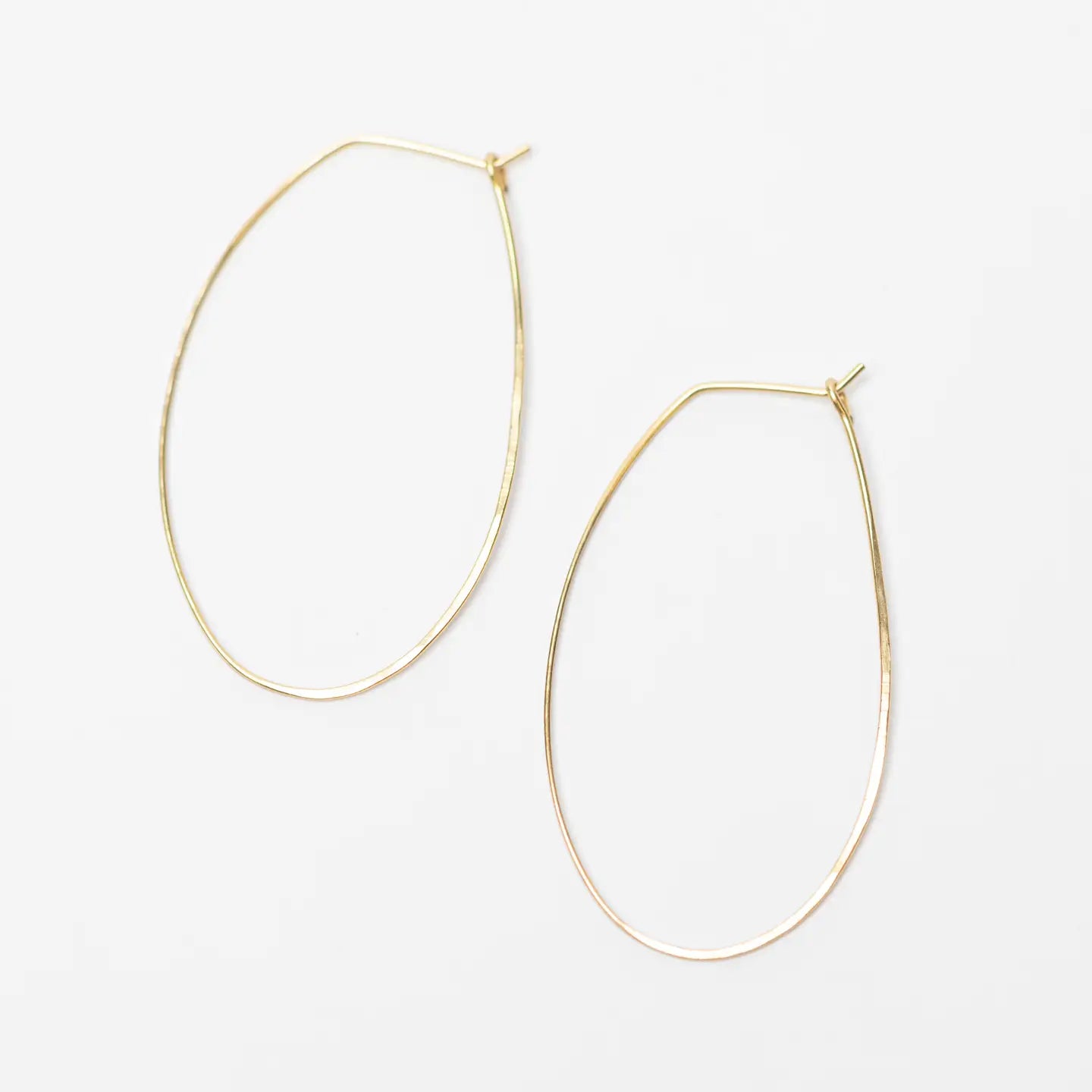 Azmera Hammered Loop Earrings- Assorted