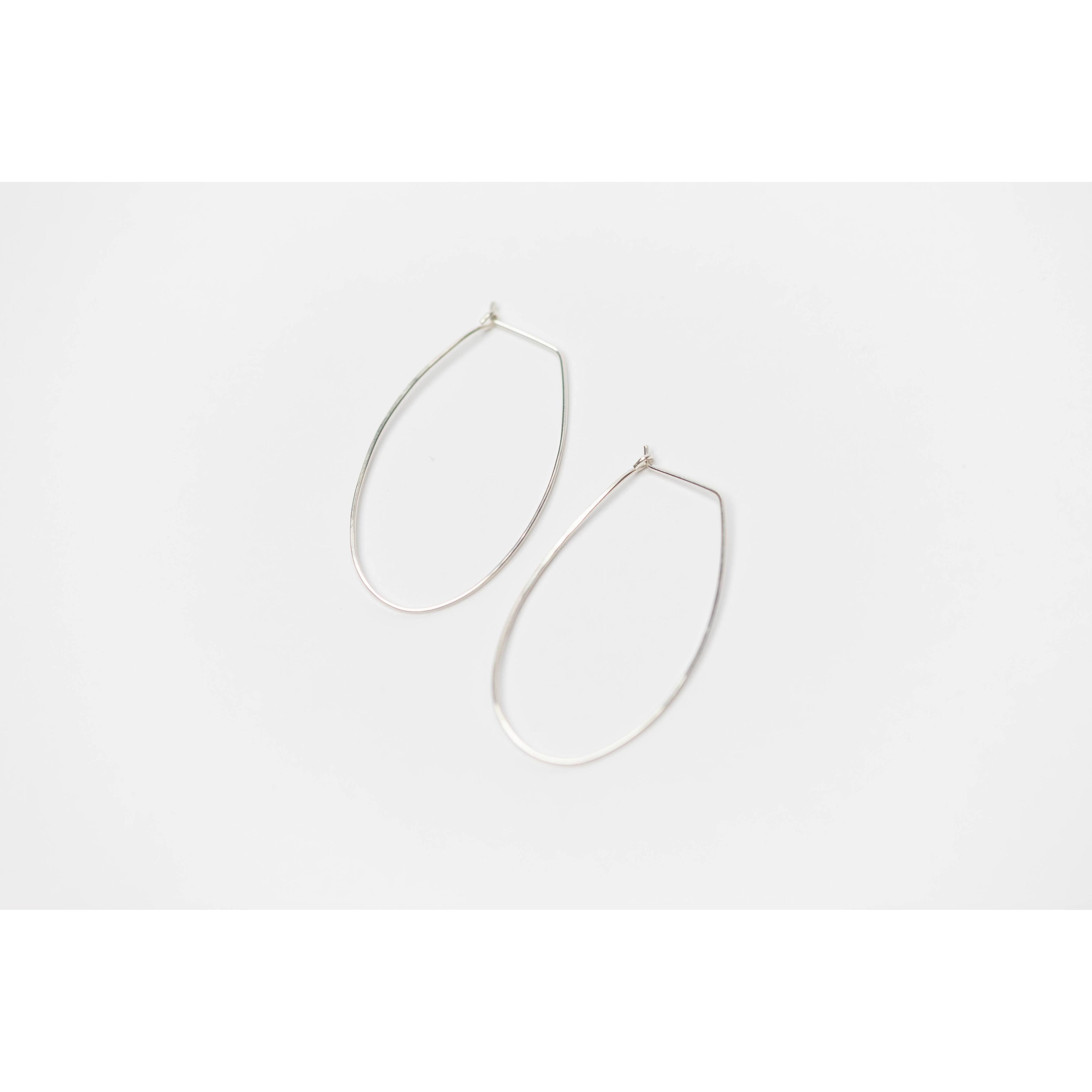 Azmera Hammered Loop Earrings- Assorted
