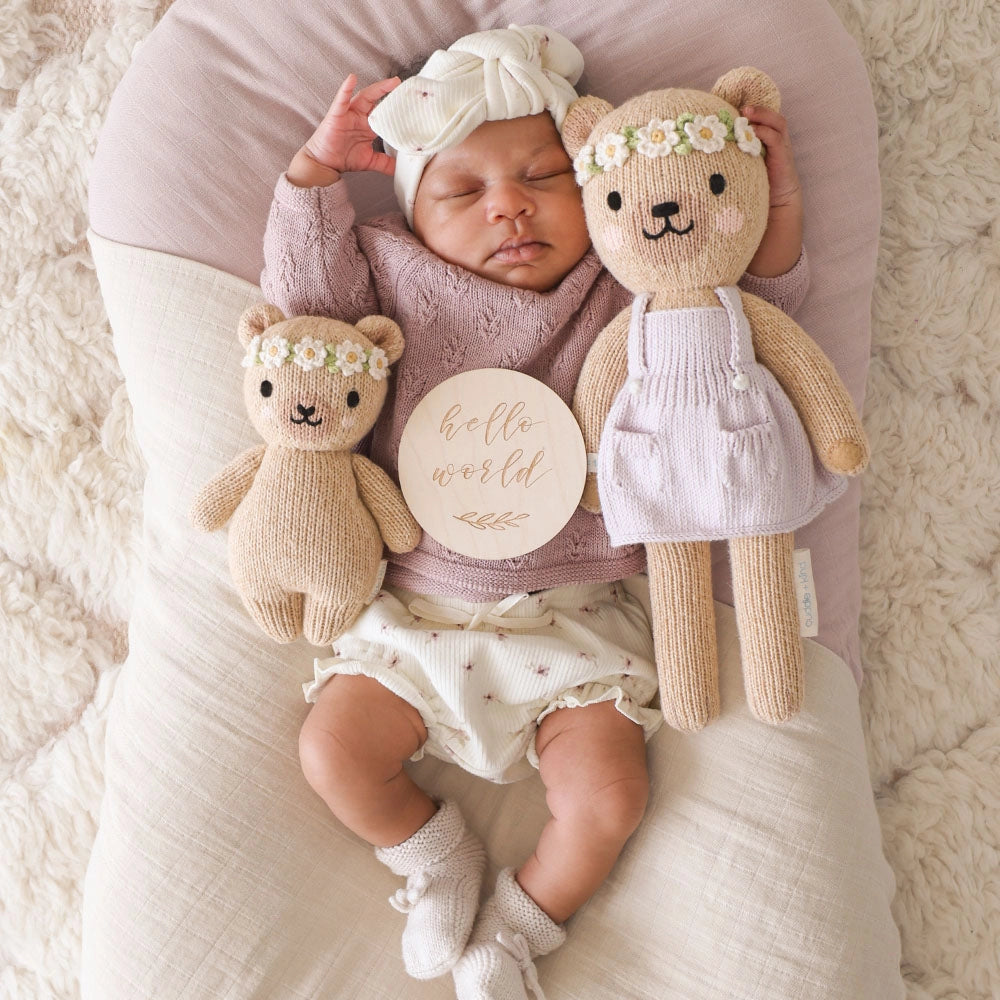 Baby Animal With Flower Crown- Assorted- Sold Individually