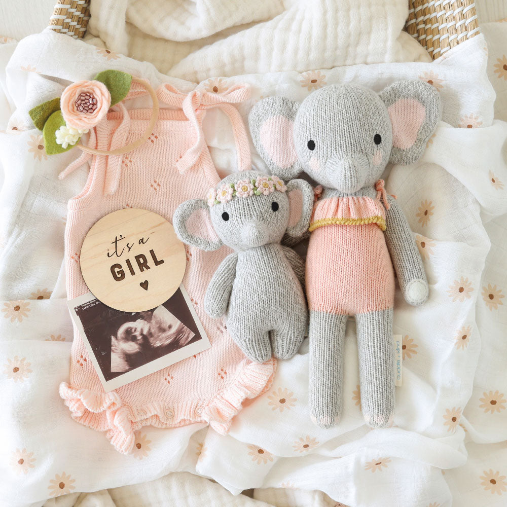 Baby Animal With Flower Crown- Assorted- Sold Individually