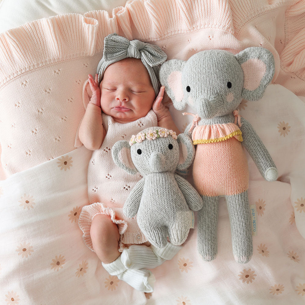 Baby Animal With Flower Crown- Assorted- Sold Individually