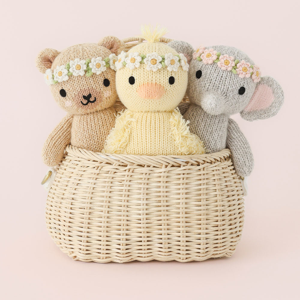 Baby Animal With Flower Crown- Assorted