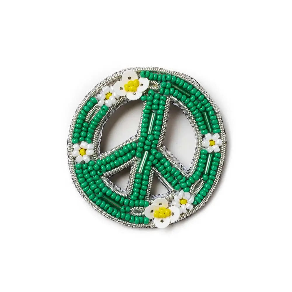 Bala Mani Beaded Handmade Brooch Pin- Assorted Styles