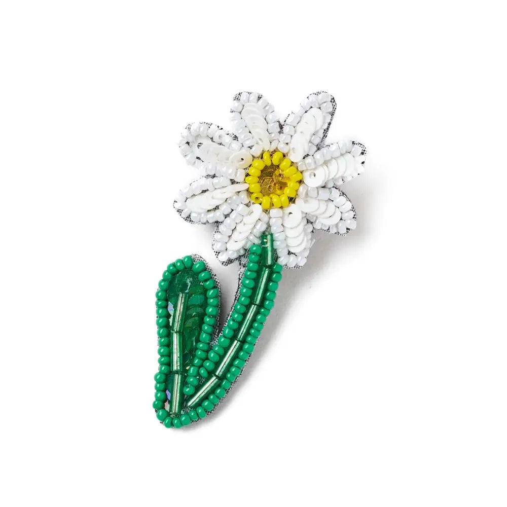 Bala Mani Beaded Handmade Brooch Pin- Assorted Styles