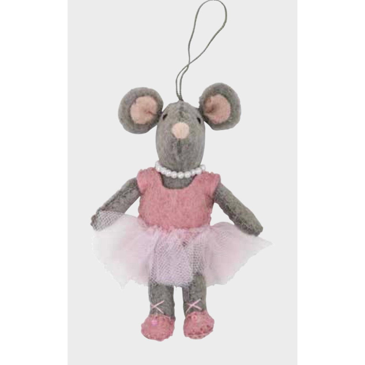 Ballerina Mouse Ornament