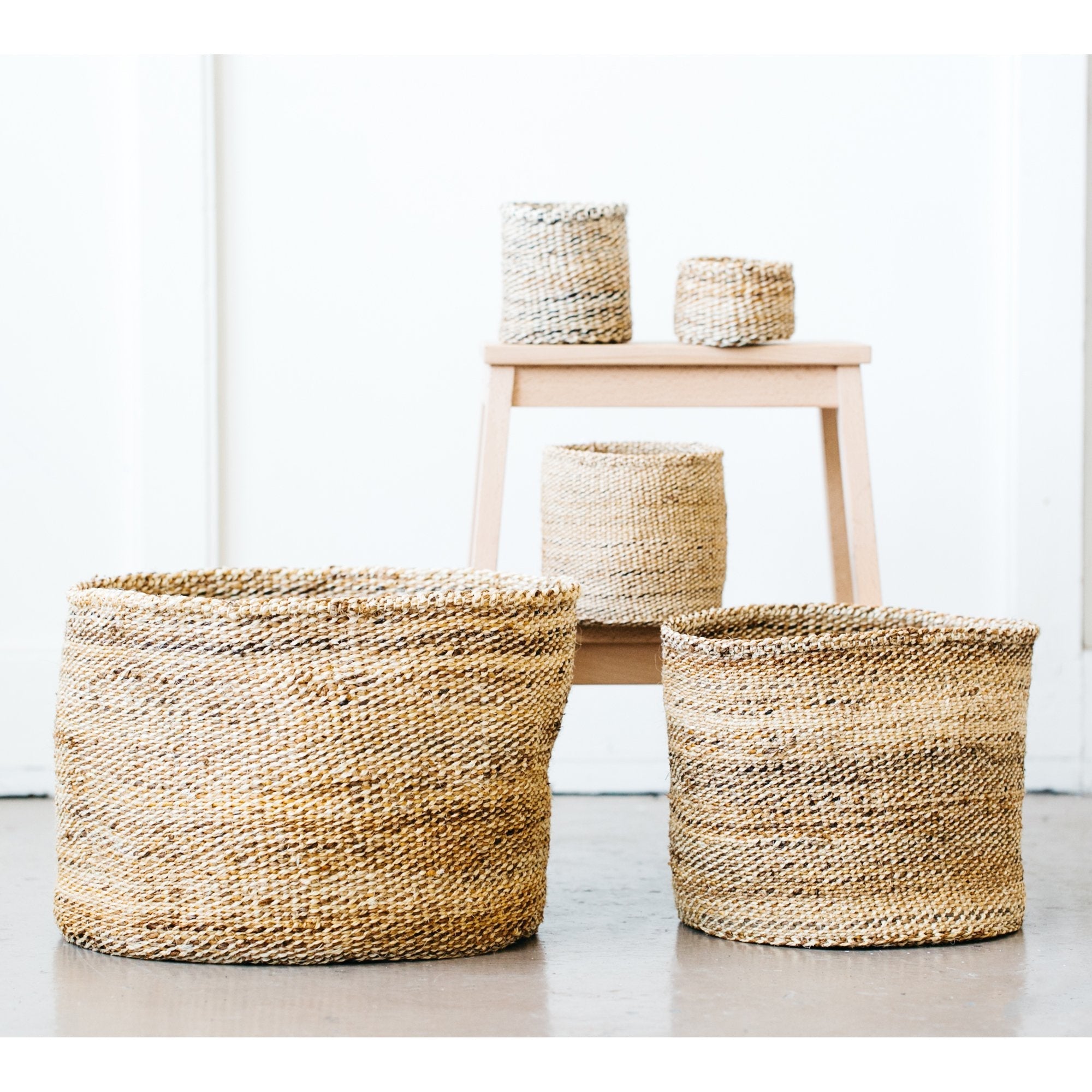 Banana Leaf Storage Basket- Assorted Sizes-Sold Individually (*Local Delivery/Local Pickup Only)-