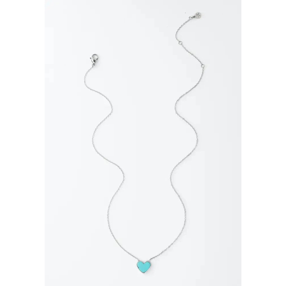 Bay Turquoise Heart Necklace