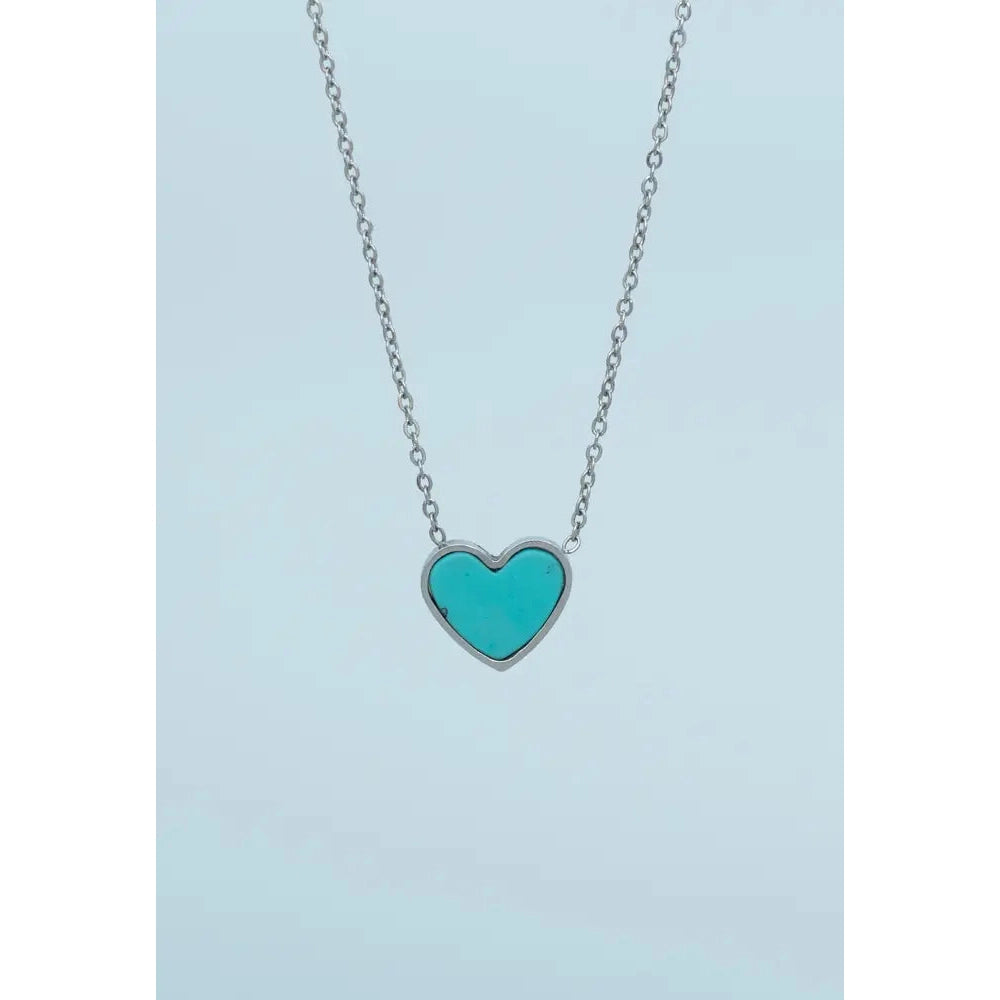 Bay Turquoise Heart Necklace