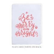 Be Merry And Bright- Holiday Card