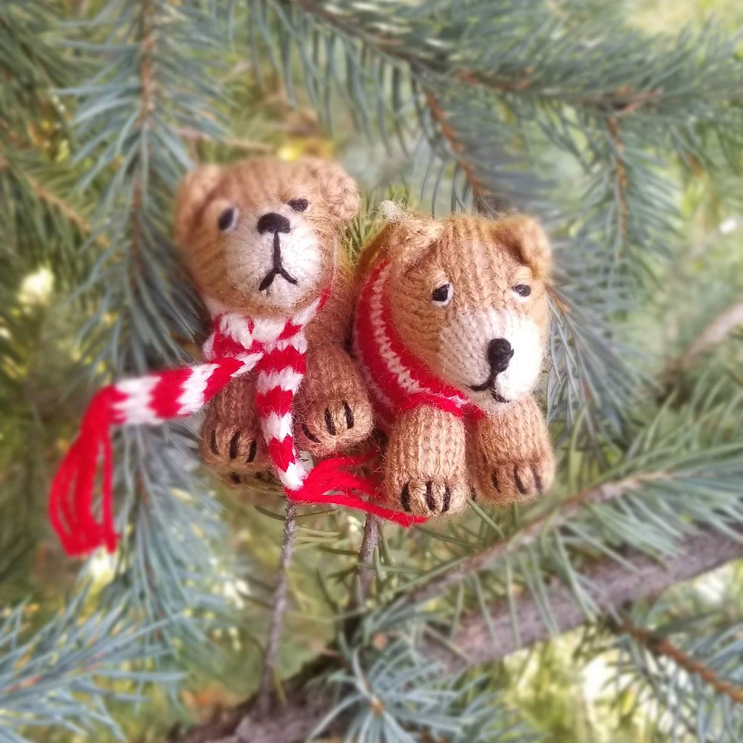 Bear Ornament- Sold Individually