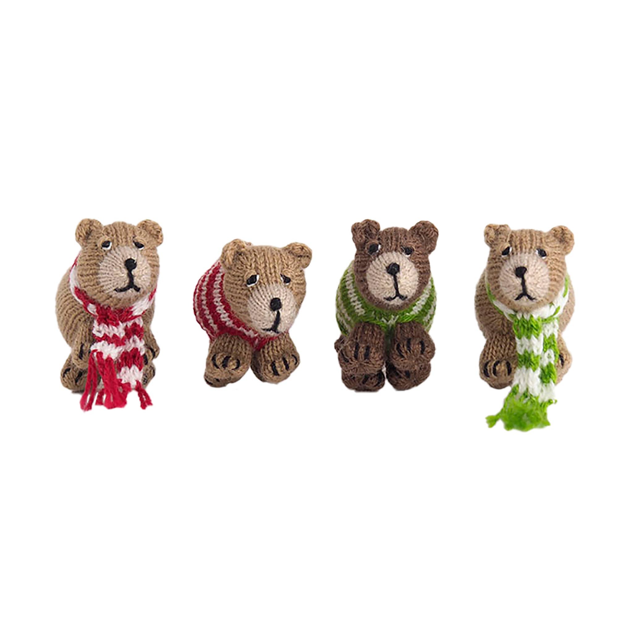 Bear Ornament- Sold Individually