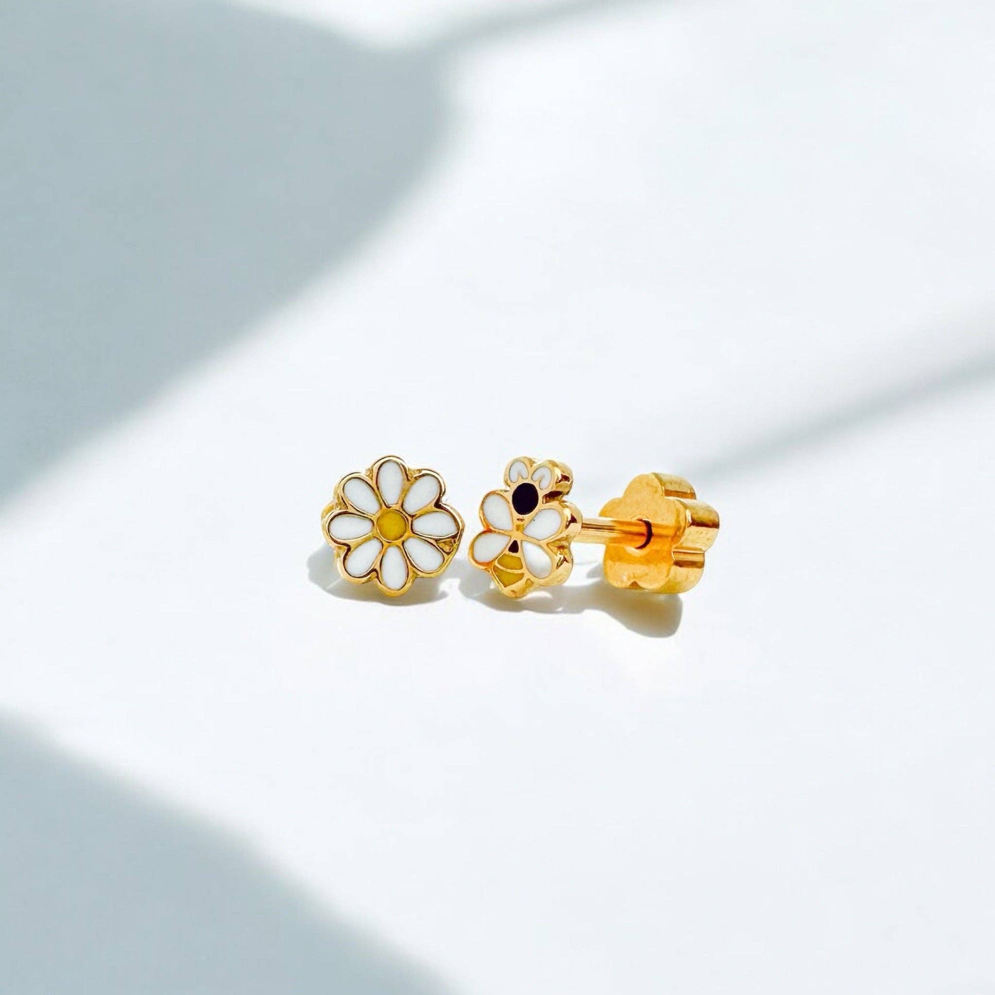 Bee & Daisy Tiny Stud Kids Earrings