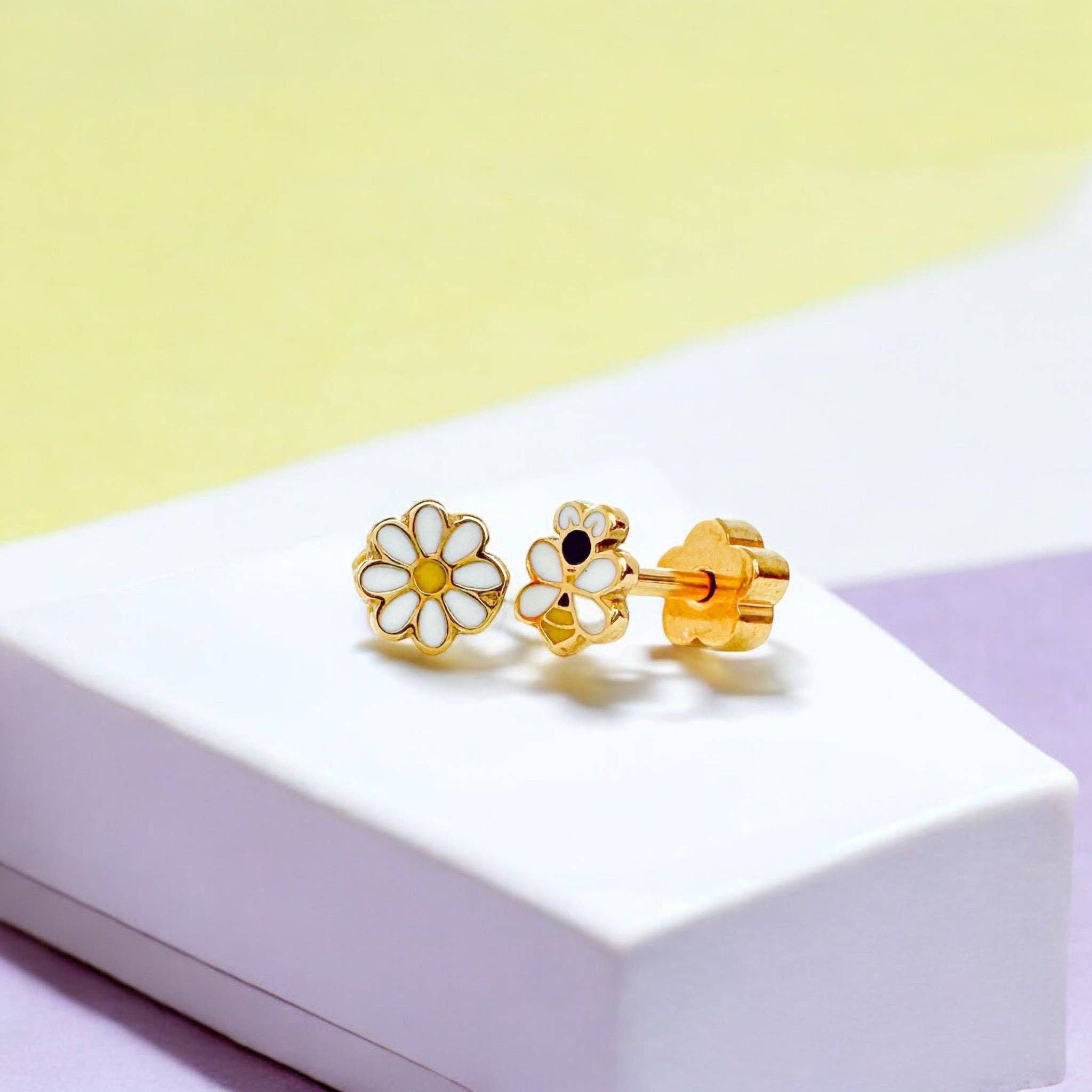 Bee & Daisy Tiny Stud Kids Earrings