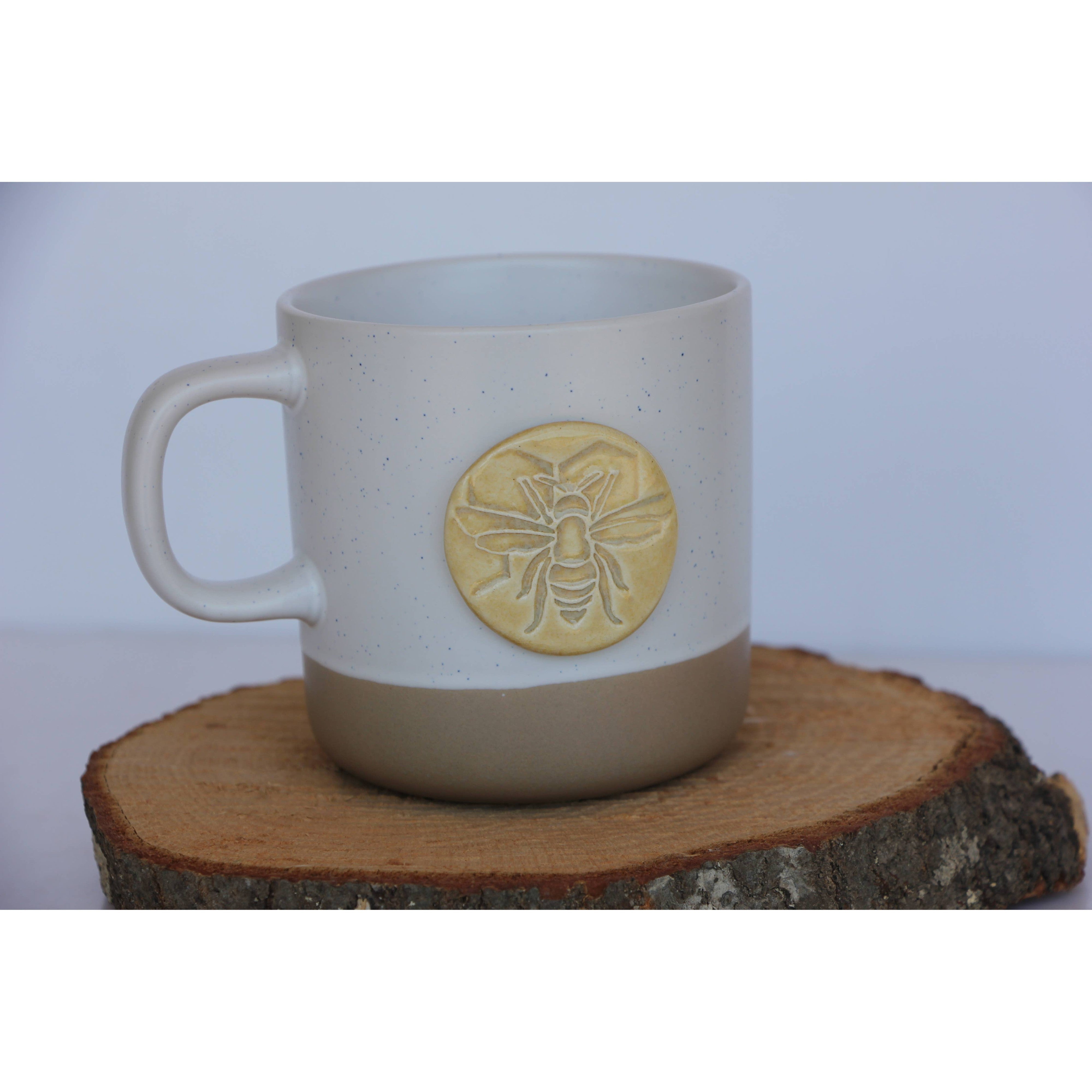 Bee Stamped Mug: Cabin Style (10oz)