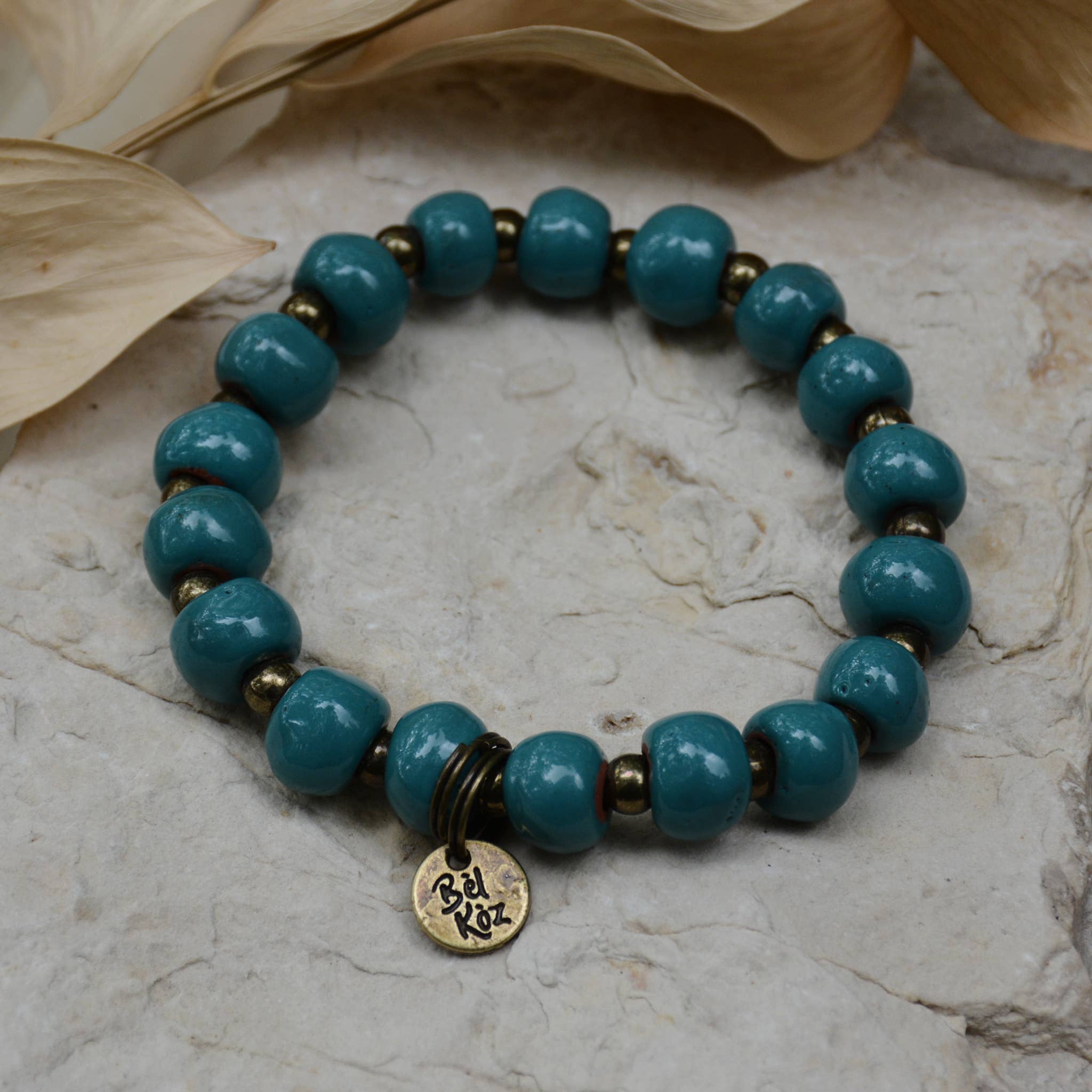 Bel Koz Charm Bracelet- Aqua Lake