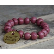 Bel Koz Charm Bracelet - Dusty Rose