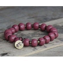 Bel Koz Charm Bracelet - Dusty Rose