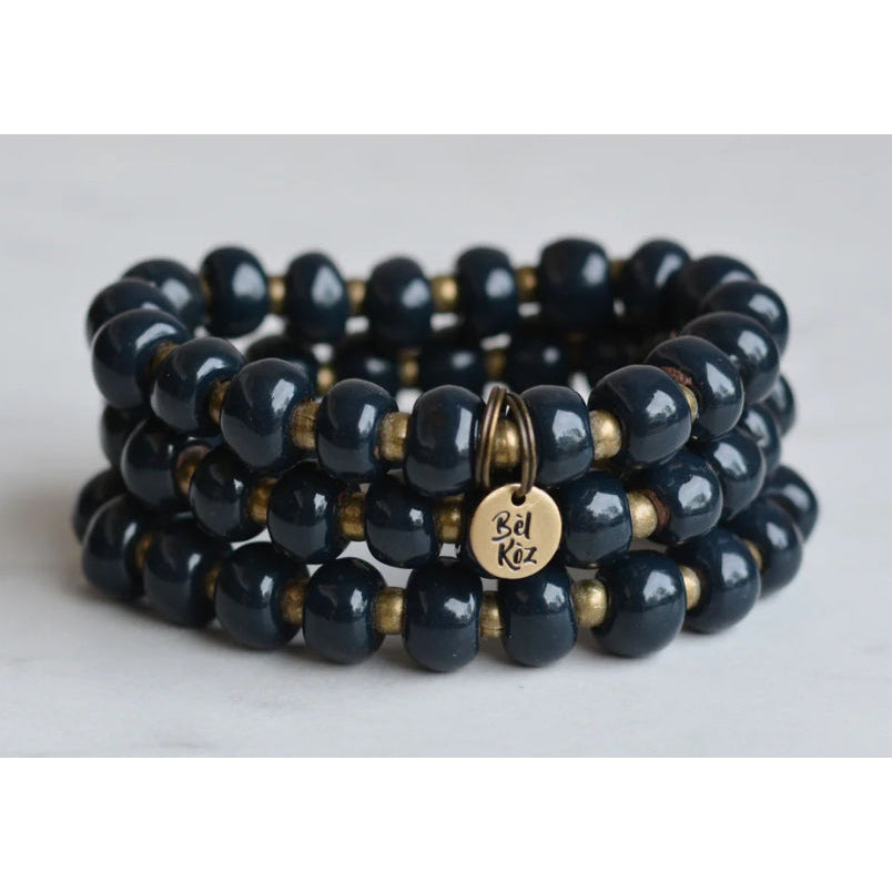 Bel Koz Charm Bracelet - French Navy