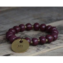 Bel Koz Charm Bracelet - Merlot