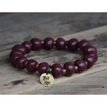 Bel Koz Charm Bracelet - Merlot