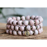 Bel Koz Charm Bracelet - Pale Pink