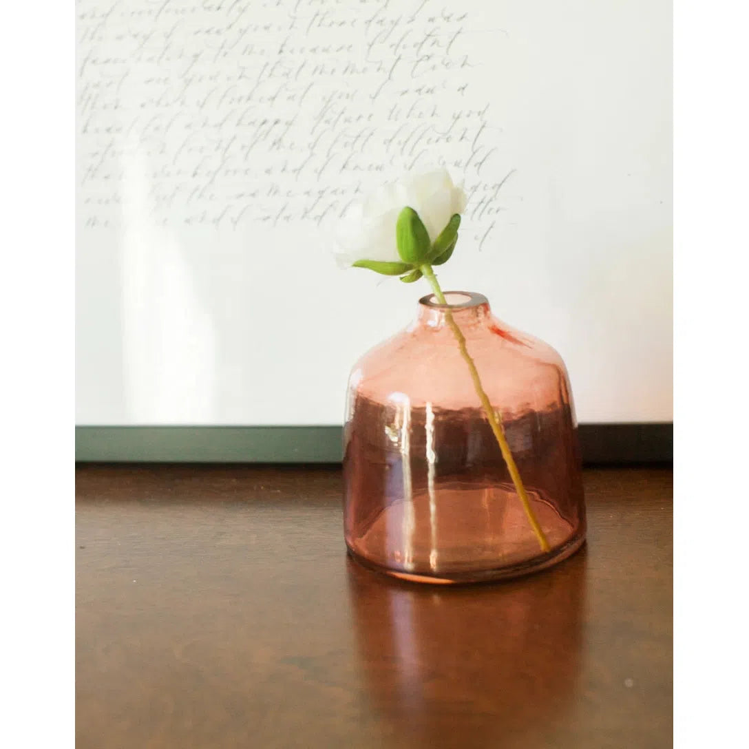 Bella Handblown Hammered Bud Vase- Assorted Colors- Sold Individually