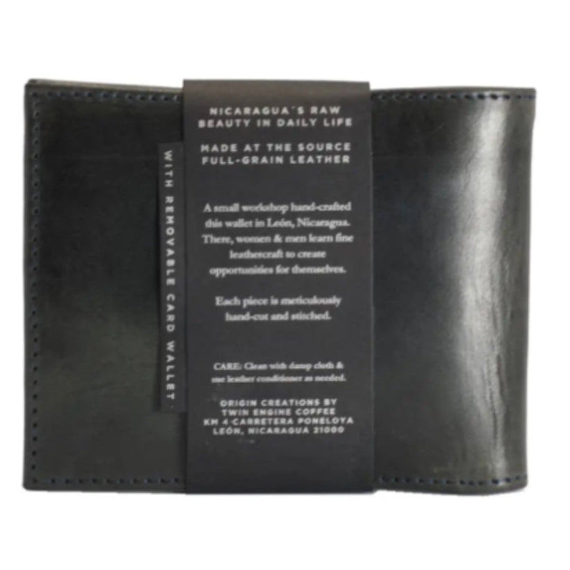 Bi- Fold Leather Wallet- Assorted Colors