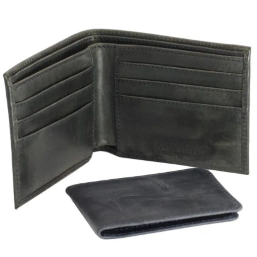Bi- Fold Leather Wallet- Assorted Colors