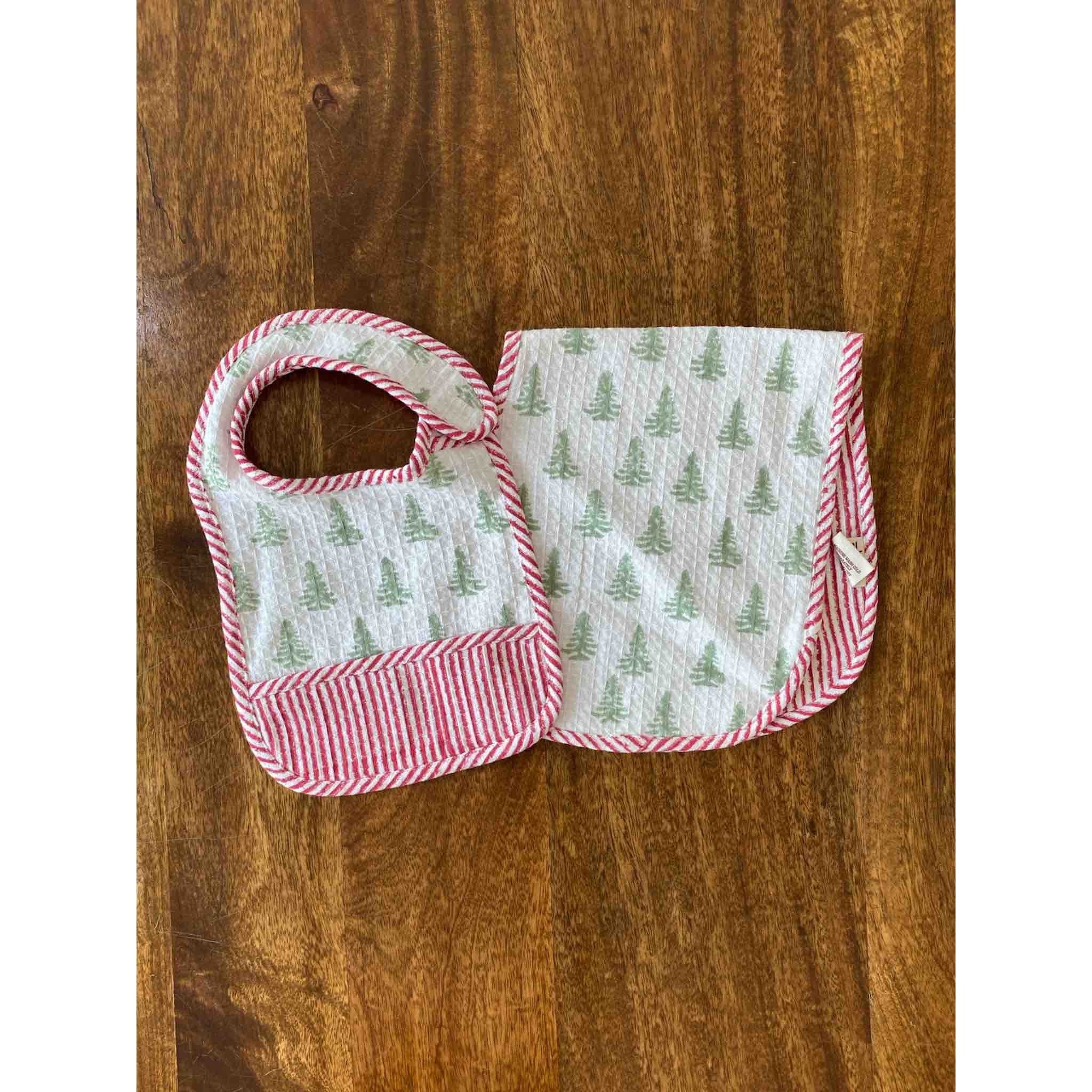 Bib and Burp Cloth Set