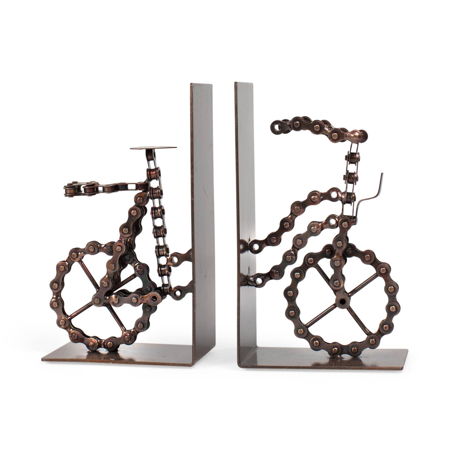 Bicycle Chain Bookends (*Local Pickup/Local Delivery Only)