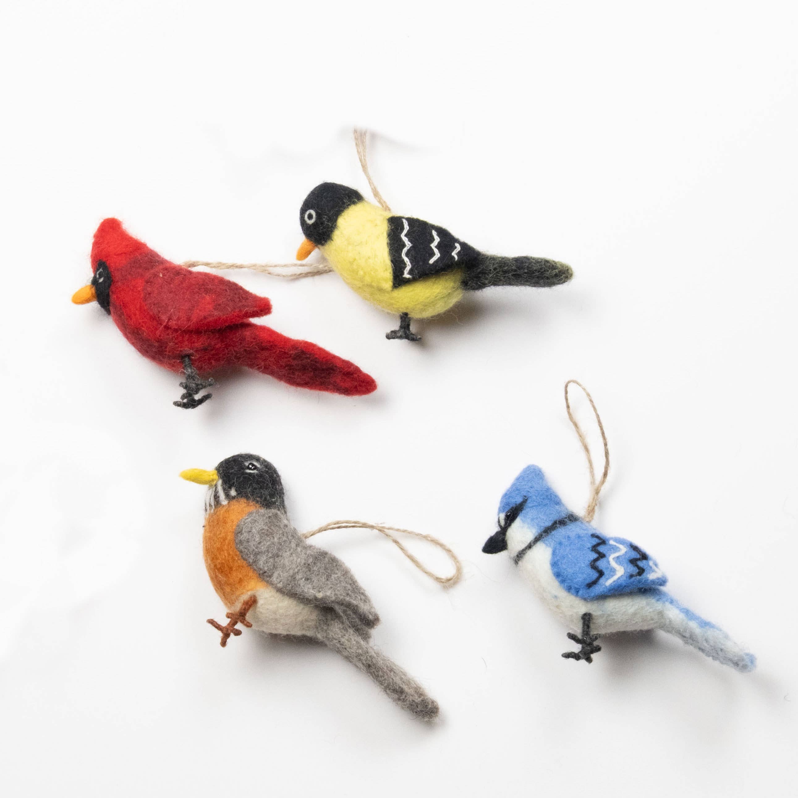 Bird Ornament- Assorted- Sold Individually
