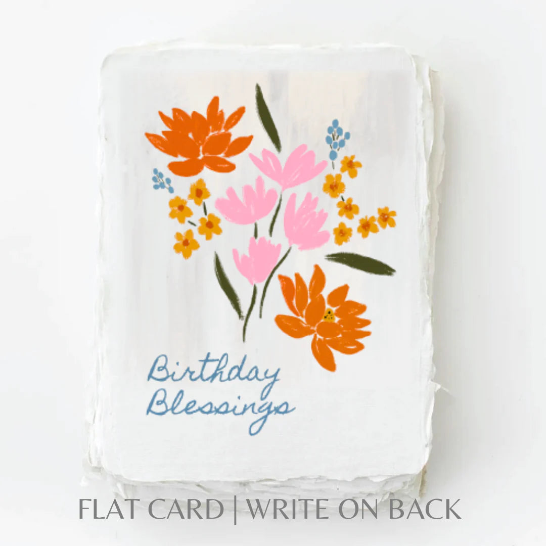 Birthday Blessings- Greeting Card