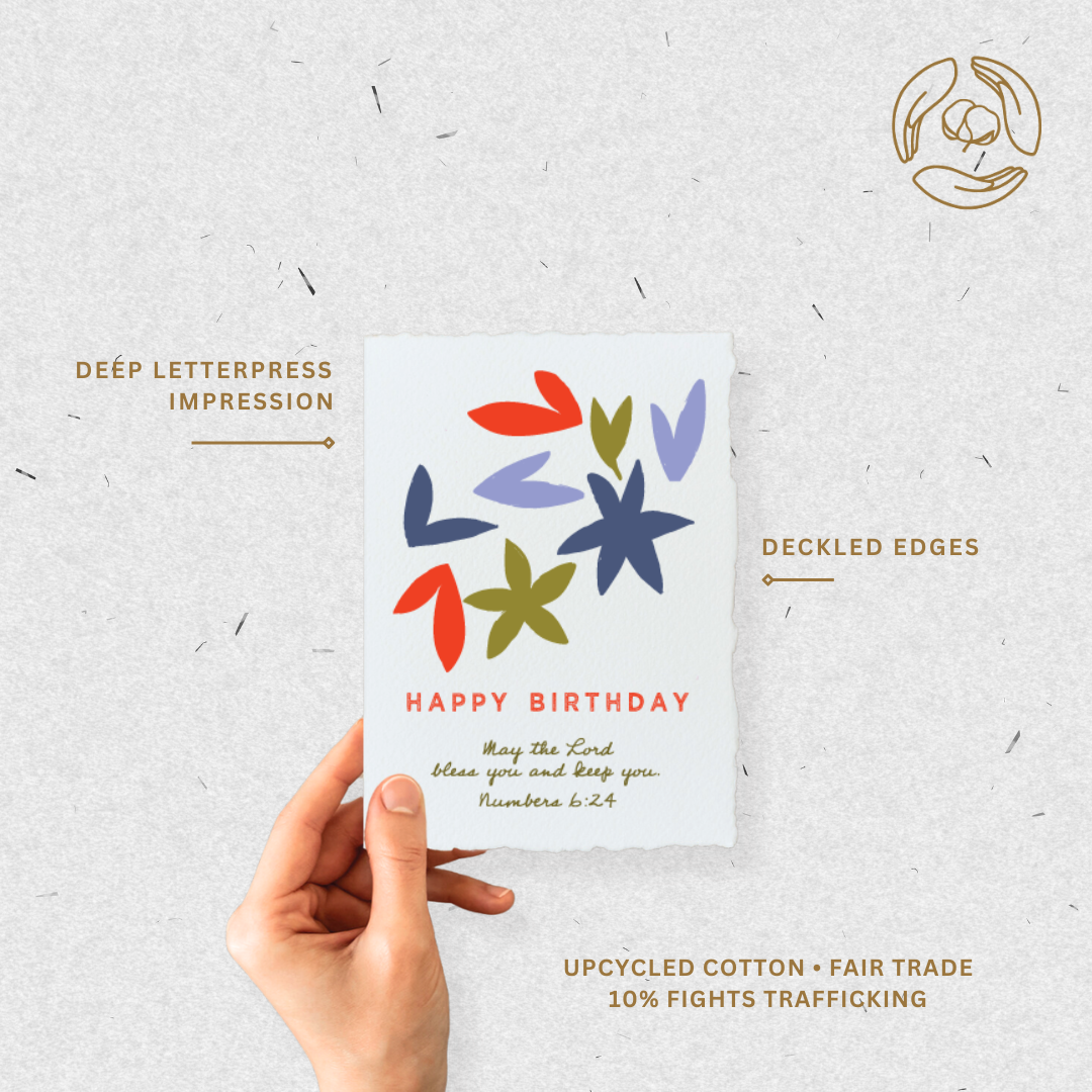 Bless You and Keep You- Birthday Card